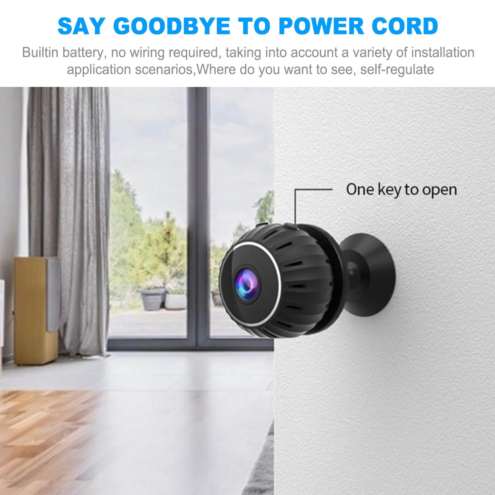 Mini Hidden Spy Nanny Camera Wifi Home Security HD 1080P DVR