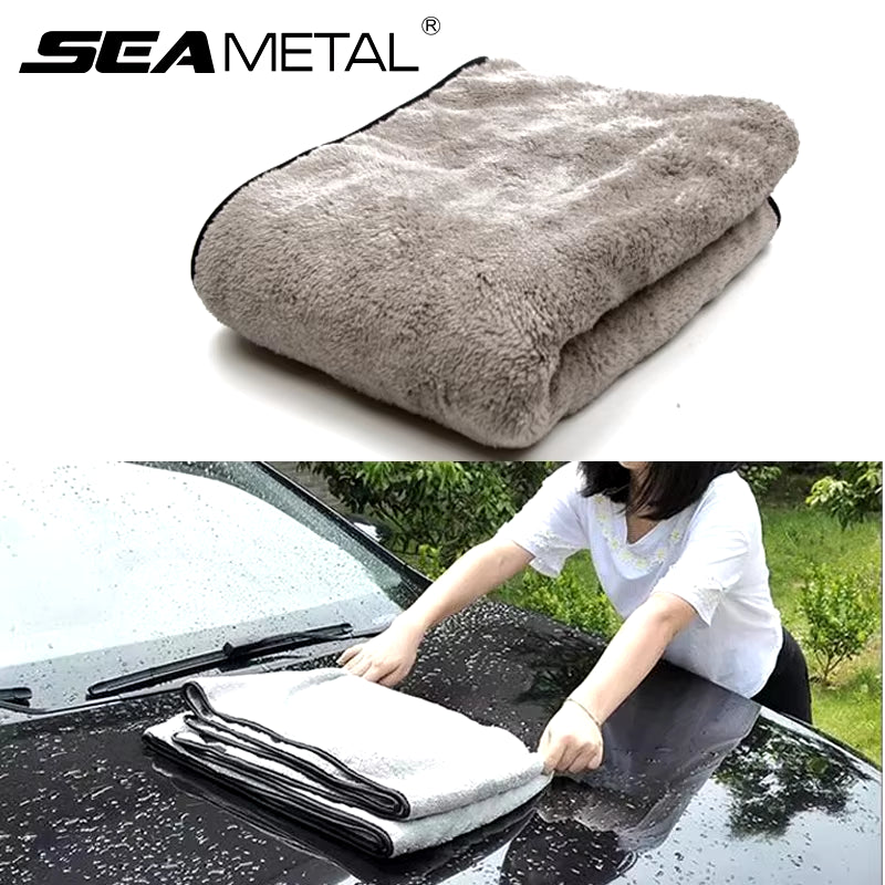 Microfiber Towel Car Wash Accessories Super Absorbency Cloth Premium One-Time Drying