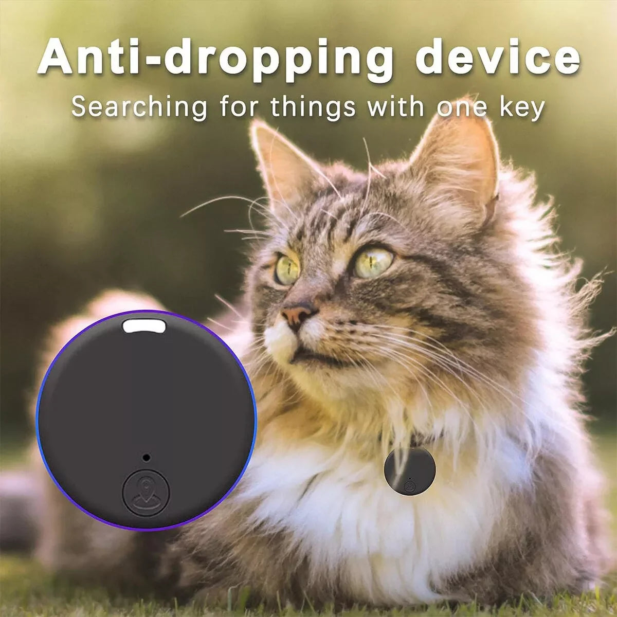 Bluetooth Mini GPS Tracking Air Key Tag Child Pet Finder