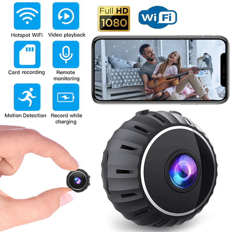 Mini Hidden Spy Nanny Camera Wifi Home Security HD 1080P DVR