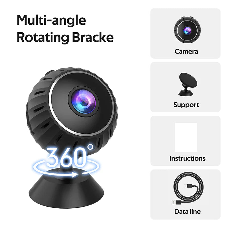 Mini Hidden Spy Nanny Camera Wifi Home Security HD 1080P DVR