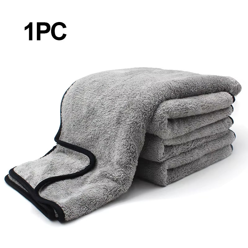 Microfiber Towel Car Wash Cloth Thick Strong Water Absorption for Car Home Automobile Accessories