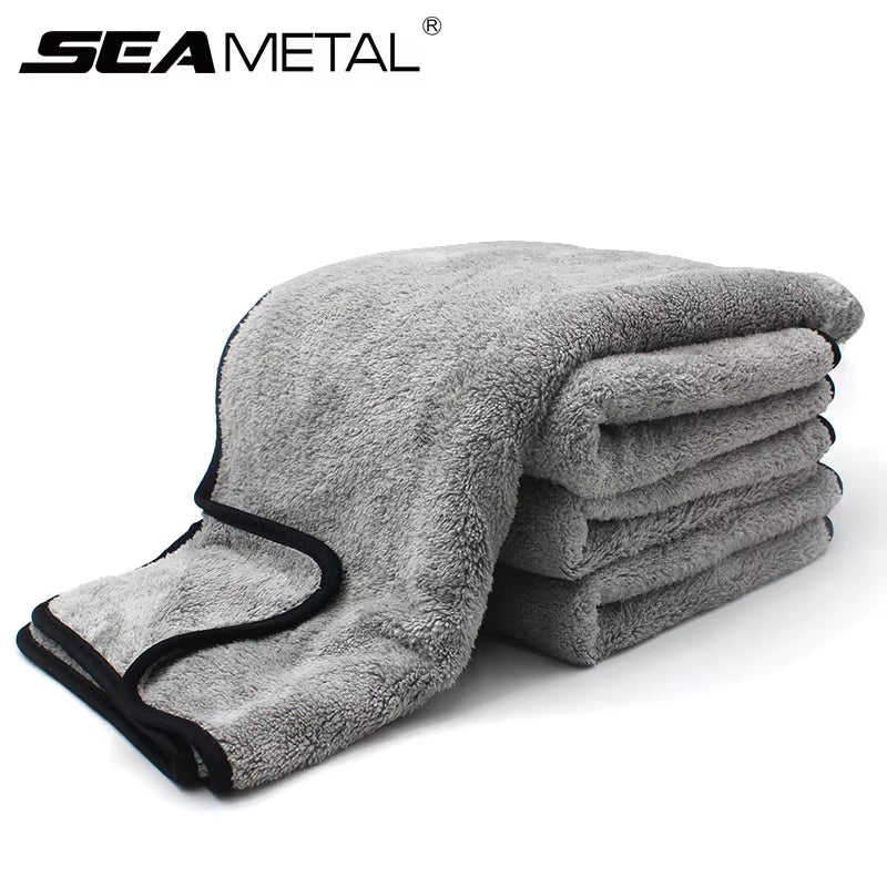 Microfiber Towel Car Wash Cloth Thick Strong Water Absorption for Car Home Automobile Accessories